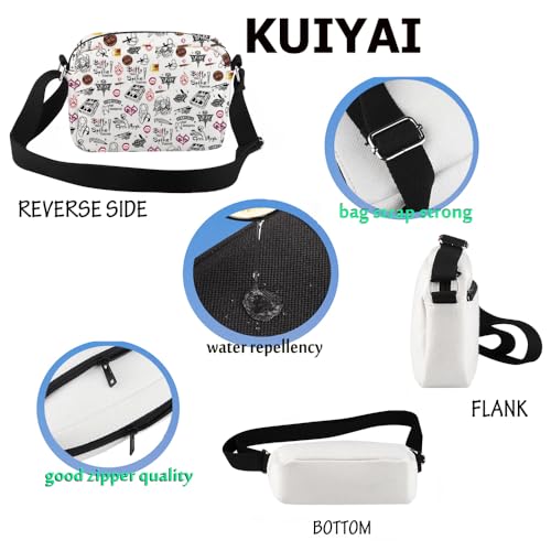 KUIYAI Vampire Merchandise Inspired Crossbody Bag Vampire Lovers Messenger Bag 90s TV Show Character Gift (BufyHengCrossS)4