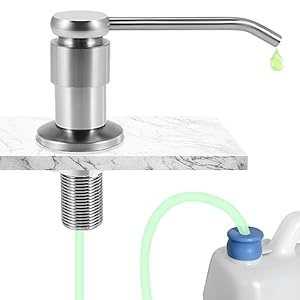 Asuinxurr Eingebauter Spülmittelspender Küche Edelstahl