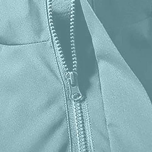 HAOLEI Women 3 In 1 Jackets Softshell Winter Waterproof Jacket Full Zip Windproof Coat with Hood Zip Pocket Fleece Ski Winter Warm Coats Lightweight Outdoor Rain Jackets Windbreaker Men - Image 5