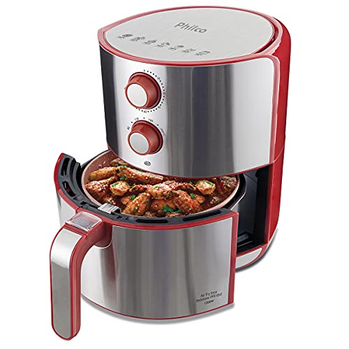 Fritadeira Air Fry Philco Inox Redstone PFR18VI 1500W 4,6L 220v