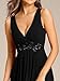 Ever-Pretty Women's Elegant Open Back A-line Sleeveless Chiffon Maxi Prom Party Gowns Black US14