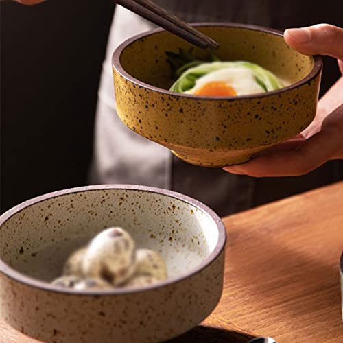 Bol à riz en céramique mate vaisselle de couleur unie pour restaurant - 8