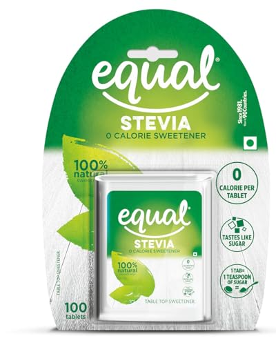 Image of Equal Stevia Natural Sweetener, Sugar Free, 100 Tablets, Pack of 5
