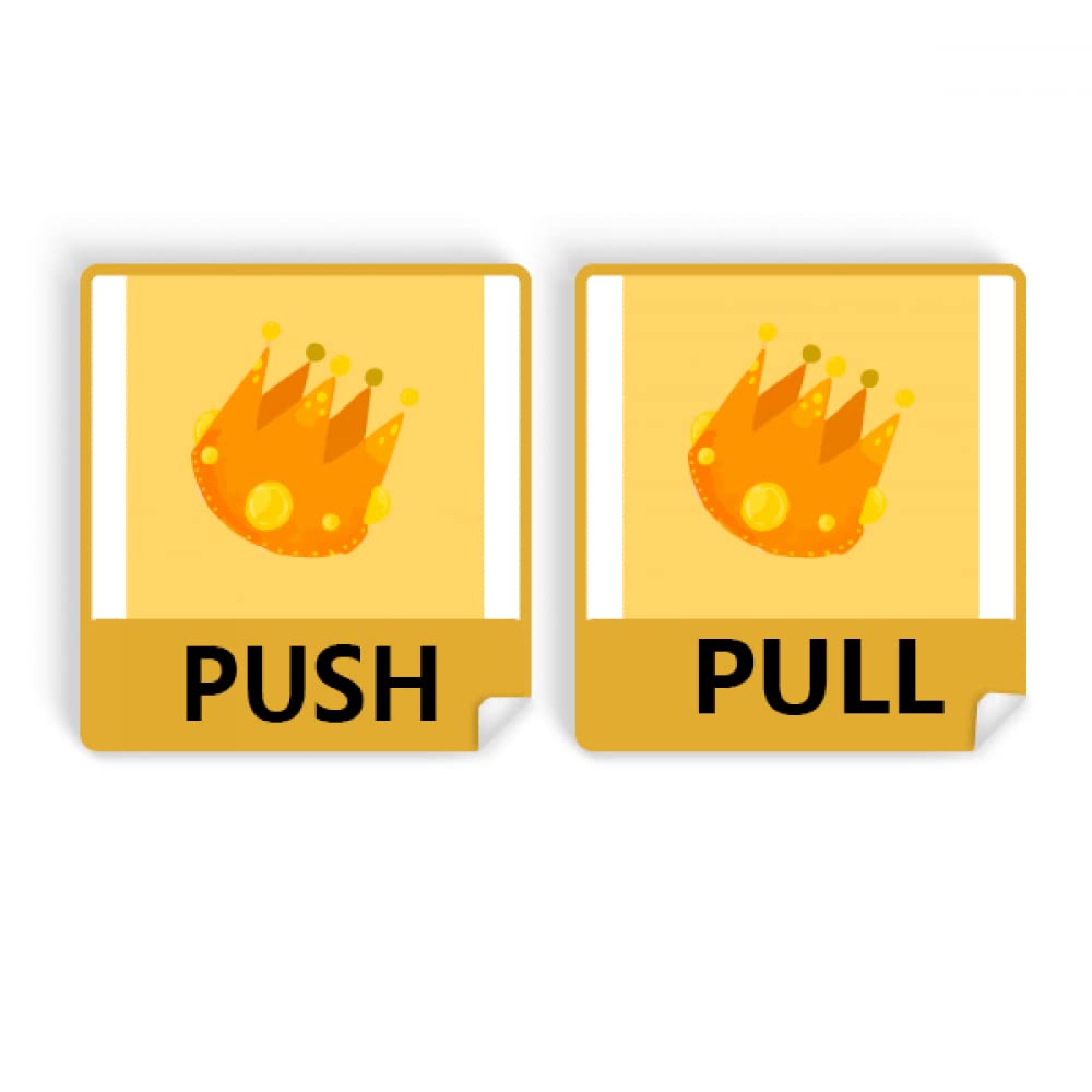 Simplicity Animation Grace Stephanie Push Pull Door Sign Vinyl Stickers Shop