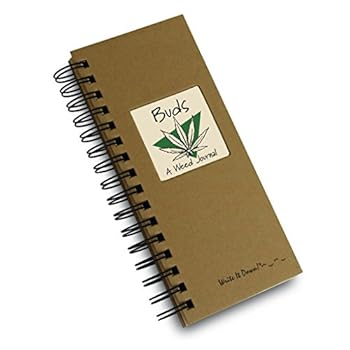 Spiral-bound Buds, A Weed Journal - Mid Size Book