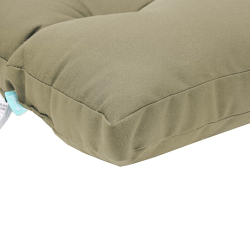 Image of QILLOWAY Outdoor High Back Chair Cushion for Adirondack, All Weather Rocking Chair Cushions Thick Padded Replacement for Patio Furniture Set of 4,Beige