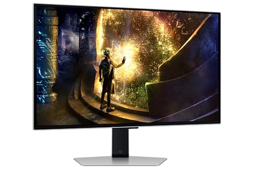 Image of Samsung 27 inch Gaming Monitor G6 G61D Odyssey OLED QHD 240Hz 0.03Ms, Silver Matte, Height Adjustable and Pivot, LS27DG612SMXUE