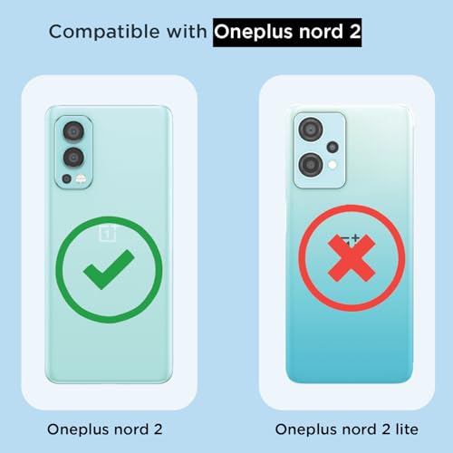 Image of Pikkme Back Cover for OnePlus Nord 2 5G Mag-Safe Shockproof PC + TPU Protective Case Magnetic Support Bumper Case (Transparent Mag-Safe)