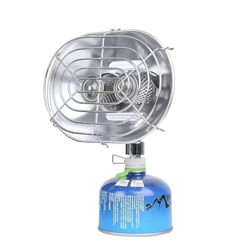 Bilbear Doppelkopfheizung Gasheizung Verstellbar Campingheizung Terrassenheizung Tragbar Heizung Im Freien Heizgerät für Angeln,Jagd,Wandern Bilbear Doppelkopfheizung Gasheizung Verstellbar Campingheizung Terrassenheizung Tragbar Heizung Im Freien Heizgerät für Angeln,Jagd,Wandern