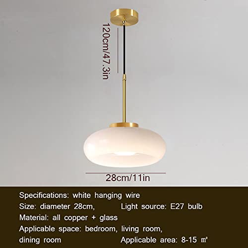 1 lampa wisząca pomarańczowa szklana wyspa kuchenna lampa wisząca biała lampa sufitowa 1-lekka szklana oprawa sufitowa nowoczesny dom wiejski jadalnia nad zlewem Made in China