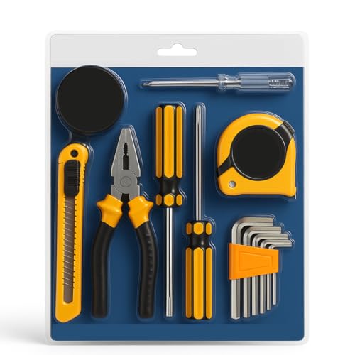 Kit de Ferramentas 12 Peças com Maleta Portátil - Compacto, Versá...