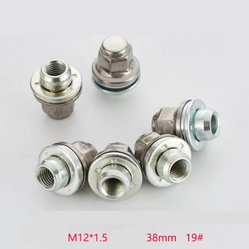 Tornillos para llantas con diseño hexagonal de 19mm para asegurar fijación fuerte en carretera 6