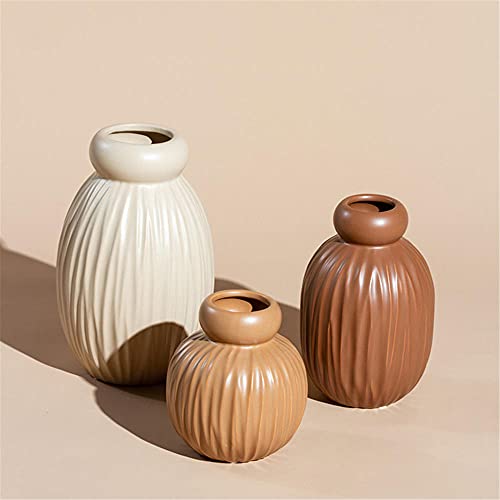 Vaas, moderne kunst vazen, kantoor desktop decor ornament vaas, woonkamer plant container bloem voor vrienden Kerstmis, bruiloft - Afbeelding 5