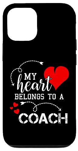 iPhone 12/12 Pro My Heart Belongs To A Coach Funny Coaching �X�}�z�P�[�X