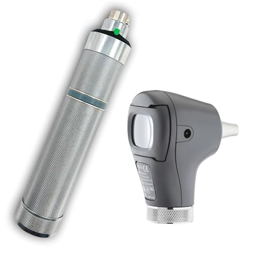 Image of OTICA Welch Allyn 3.5V LED MacroView Otoscope Set | LED MacroView fiber optic otoscope rechargeable set with complete accessories and hard carrying case.