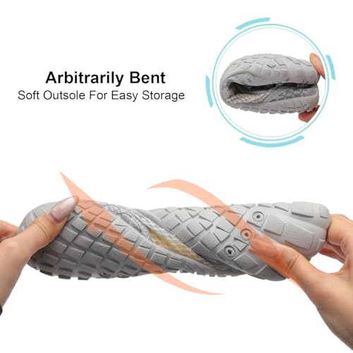 Image of L-RUN Barefoot Water Shoes Women Mens Aqua Sock Athletic Hiking Water Sports Shoes for Swim Beach Pool Sand Diving Walking