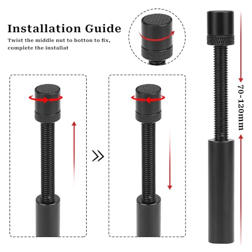 Grafikkarten Halterung, Gpu Grafikkarten Halter Vertikal Höhenverstellbare Anti-Sag-Stütze Mit Magnet & Rutschfestem Pad, Halterung Zur Vermeidung (L, 73-120mm)