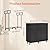 Lifewit 4 FT Firewood Rack with Waterproof Cover, Heavy Duty Wood Rack for Indoor and Outdoor, Fire wood Storage Rack with Side Pocket, Log Racks for Firewood, Wood Pile Stacker Firewood Holder, Black
