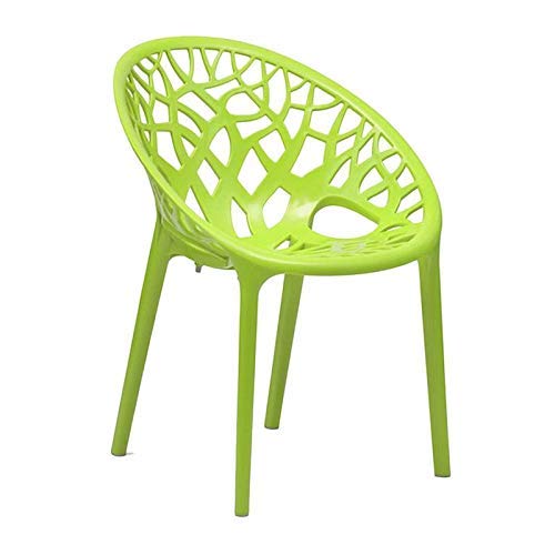 Image of SkyGlamour Neelkamal Crystal Plastic Chair|Chairs for Home, Garden, Balcony & Patio Durable Indoor &Outdoor (Color: Lime Green; Pack of 1