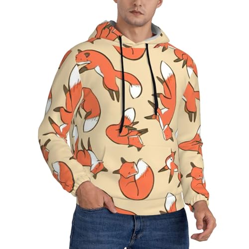 Sweat à capuche homme Many Foxes idéal pour vos sorties décontractées en ville
