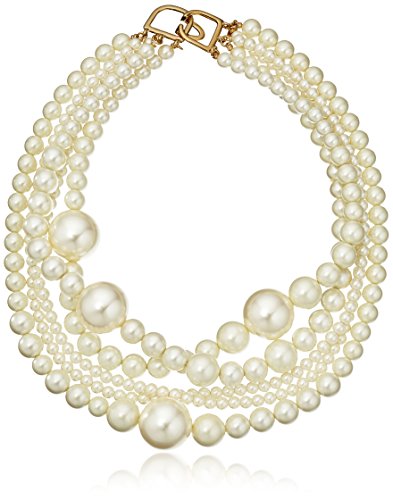 Kenneth Jay Lane Multi-Strand Faux-Pearl Necklace