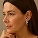 LeCalla 925 Sterling Silver Caviar Hoop Earrings Medium Oval Antique Oxidized Lightweight Click-Top Beaded Hoops for Women - 27MM
