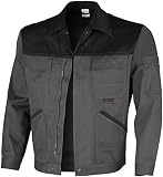 Qualitex Image Bund-Jacke Arbeits-Jacke MG 300 - grau/schwarz - Größe: 56