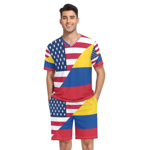 Camiseta de pijama de hombre GuoChe que evita el sudor nocturno con manga corta
