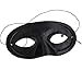 Deluxe Black Half Mask