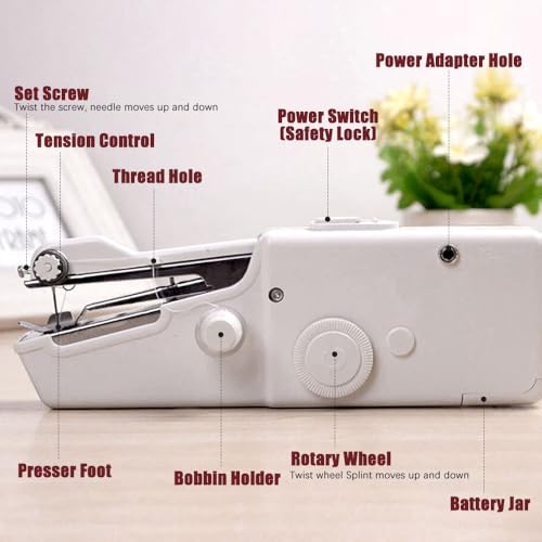 Machine à coudre facile à utiliser pour débutants et tissu - 5