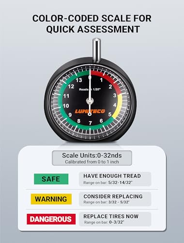 LUMITECO Professional Dial Tire Gauge