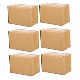 Operitacx 20 piezas Cajas de Cartón Super Resistentes para Envíos Pequeñas Ecológicas y Reutilizables para Embalaje Seguro de Paquetes y Almacenaje