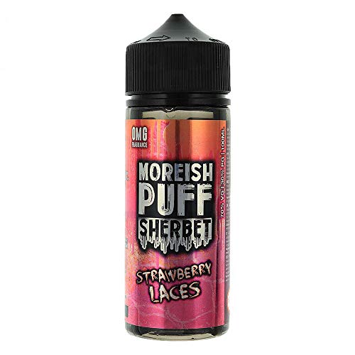 Sherbert Strawberry Lace (100ml) Plus e Liquid by Moreish Puff Nikotinfrei
