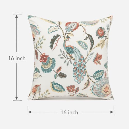 Image of Clasiko Cotton Cushion Covers Set of 5; 16x16 Inches; Tulip Treats