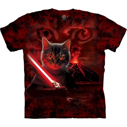 The Mountain Lord Anakitten Cat T-Shirt | Funny Galaxy Cat Tee | Graphic Animal Shirt for Men & Women, M