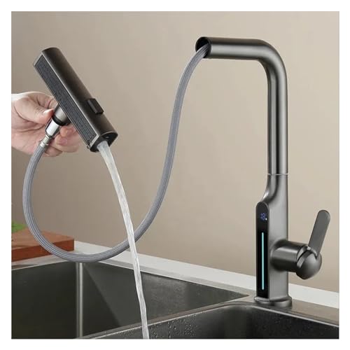 Robinet de cuisine contemporain blanc pour évier familial - 4