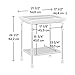 Sauder Canal Street Side Table, Northen Oak finish