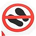 Mobestech 10Pcs Safety No Step Warning Decals Adhesive Stickers for Industrial Use Eye Catching Safety Labels for Floors Walls and Equipment