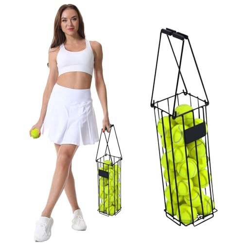 Recolector de tenis portátil XJBTBA con tolva de recogida para interior y exterior