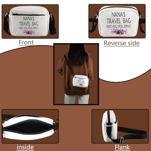 WCGXKO Mother’s Day Gift Grandma Birthday Gift Mother’s Day MerchandiseZipper Canvas Crossbody Bag For Grandma3