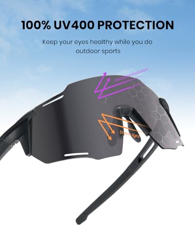 Cyxus Photochromic Cycling Running Glasses for Men Women Sunglasses Sport MTB UV400 Protection 12013