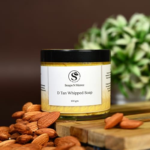 Image of D Tan Whipped Soap for Cleansing | Creamy Bath soap for Smooth & Refreshing Skin | Helps Cleanse, Soft Texture, Hydrating Even Tone | Daily Bathing Bars for Moisturized & Nourished Skin