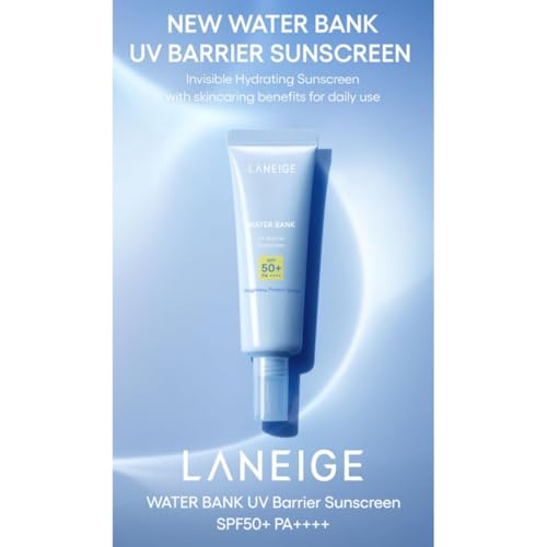 Image of LANEIGE UV Barrier Sunscreen SPF 50+ | Moisture Based Barrier Strengthening | Light & Non-Greasy | No White Cast | Soothing Hydration | Suitable for All Skin | For Men & Women