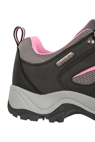 Mountain Warehouse Adventurer Womens Waterproof Walking Shoes - Synthetic & Mesh Upper Shoes with Cushioned Footbed & Deep Lugs - Autumn Winter, Hiking & Outdoors Black Adult Shoe Size 5 - Image 7