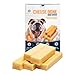 Dilecti Natürliche Käse Kauknochen für Hunde - Sehr Schmackhafte, Harte und Haltbare Natürliche Kauknochen Werden Ihren Hund für Eine Weile Beschäftigen. (Größe L, 5er-Pack)