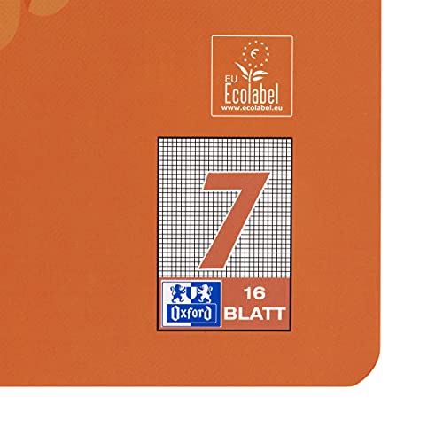 Oxford Zeszyt szkolny A4, 16 arkuszy, liniatura 7, w kratkę, 15 sztuk