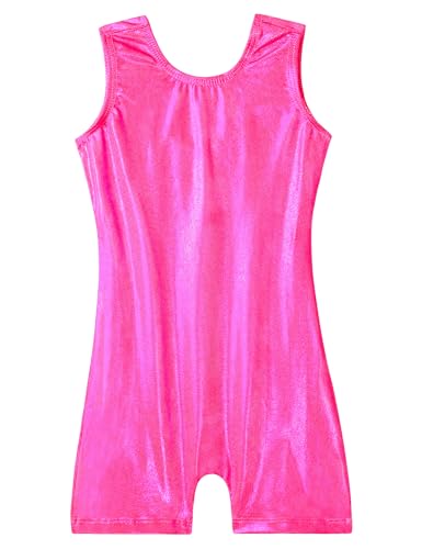 Image of Domusgo Gymnastics Leotards for Girls Sparkly One Piece Biketard Size 1-10Y