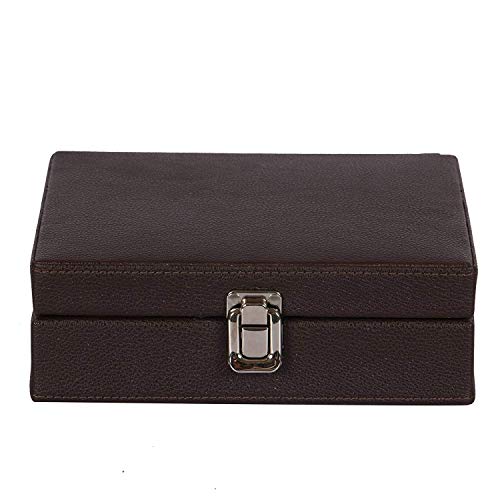 Hidekin BAG JACK – Natural Grain Leather | Handcrafted | For The keen Watch Collector | Keep Your Watch Collection Organized And Safe | (Brown)