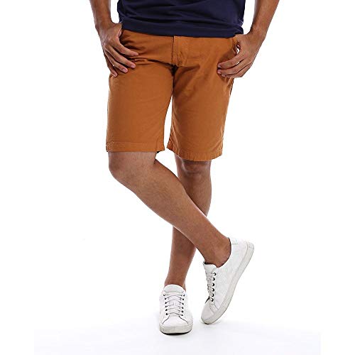 Kit com 5 Bermudas Masculinas Sarja Brim Coloridas Baratas Tamanho:40