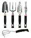 Produktbild CIELCERA 5-teilige Gartengeräte-Set mit Geschenk-Box, ideal Gartenarbeit Geschenk umfasst Garten Kelle, Verpflanzung Kelle, Landwirt, Garten Gabel, und Weeder